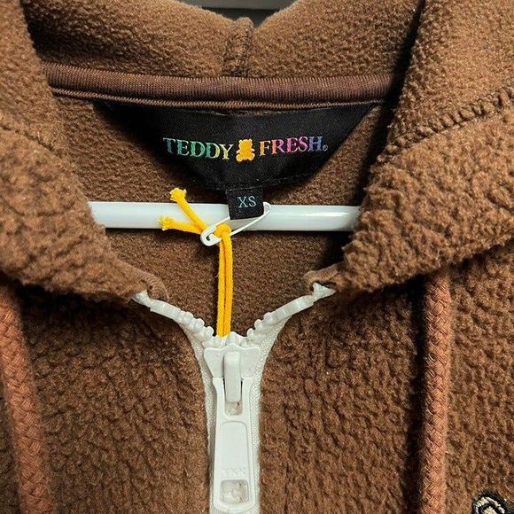 Teddy Fresh Repair Shop Fleece Zip Up Hoodie - Picture 6 of 6